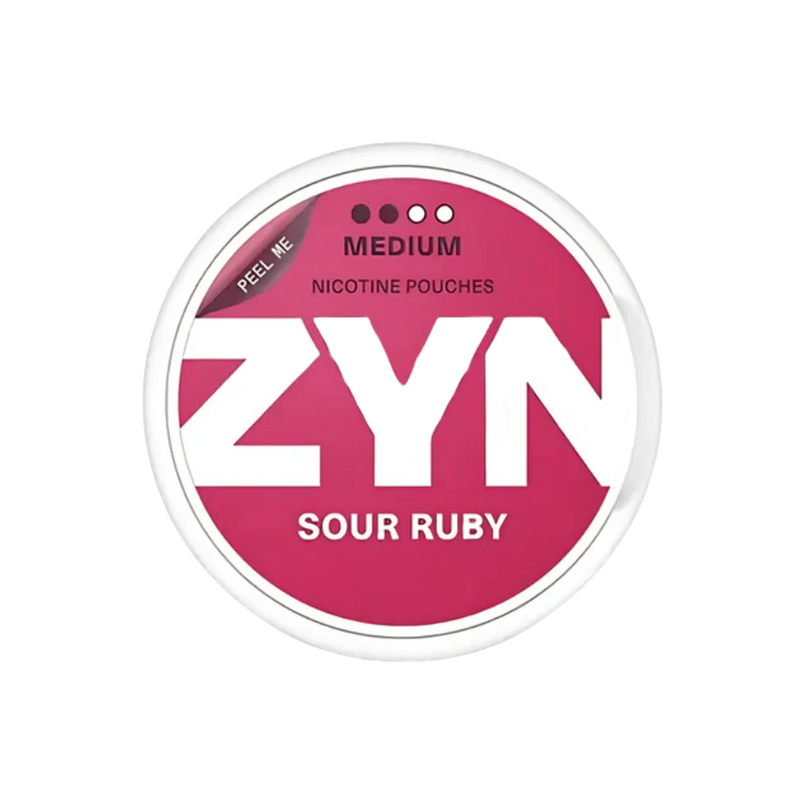 ZYN Sour Ruby 6,5mg (Europeu)